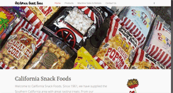 Desktop Screenshot of californiasnackfoods.com